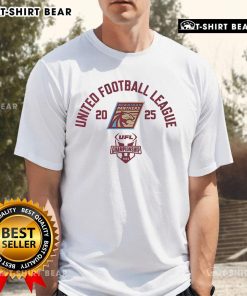 Top Michigan Panthers 2025 UFL Championship Game T-Shirt featuring team colors and logo for fans and supporters.