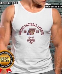 Alt Text: Top Michigan Panthers 2025 UFL Championship Game tank top featuring team logo and vibrant colors for fans.