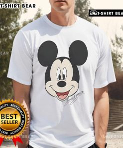 Alt Text: Top Mickey Mouse Disney Big Face T-Shirt featuring a bold Mickey graphic, perfect for fans and casual wear.
