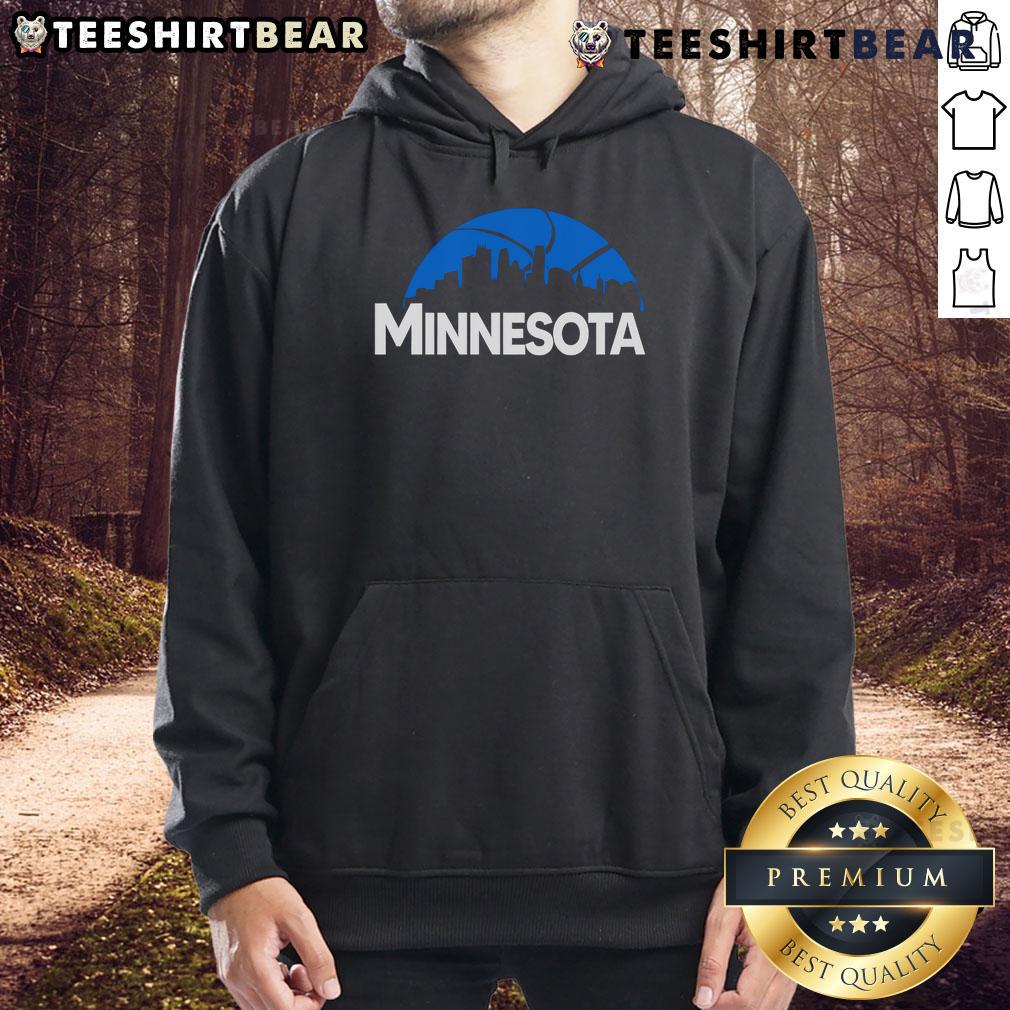 Top Minnesota Timberwolves Cityscape Skyline Style 2025 Hoodie Top Minnesota Timberwolves cityscape skyline hoodie design for 2025 featuring vibrant colors and team logo.