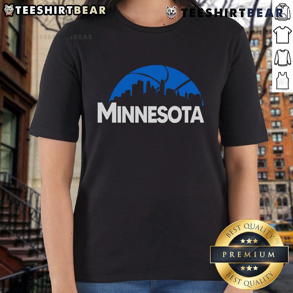 Top Minnesota Timberwolves Cityscape Skyline Style 2025 Ladies Tee 2025 ladies tee featuring the Minnesota Timberwolves cityscape skyline design, perfect for fans and stylish wear.