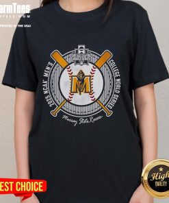 Alt Text: Top Murray State Racers College World Series 2025 baseball NCAA ladies tee in vibrant colors, perfect for fans.