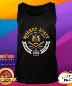 Top Murray State Racers College World Series 2025 baseball tank top featuring team colors and logo for fan apparel.