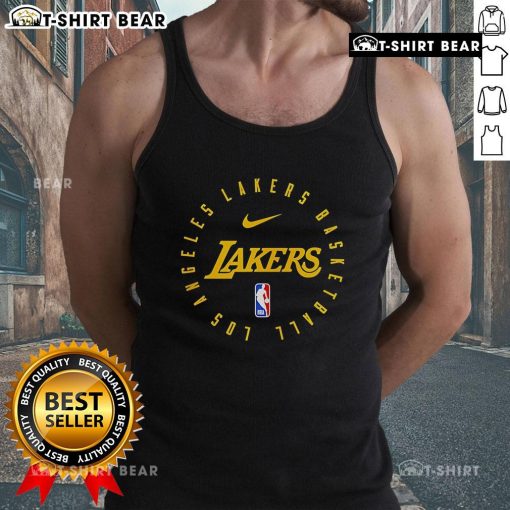 Los Angeles Lakers 2025 tank top showcasing team colors and logo, perfect for NBA fans and summer style.