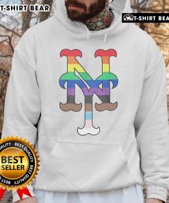 Top New York Mets Pride 2025 Logo Hoodie featuring vibrant colors and a stylish design for fans.