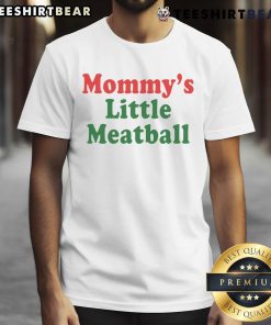 Alt Text: Top Nicolas Vansteenberghe Mommy's Little Meatball T-Shirt featuring a fun design, perfect for casual wear.