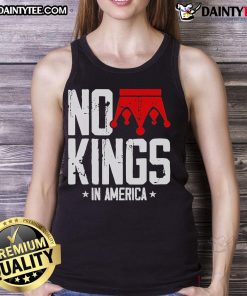 Top No King In America Tank Top featuring a bold graphic design and comfortable fit for casual wear.