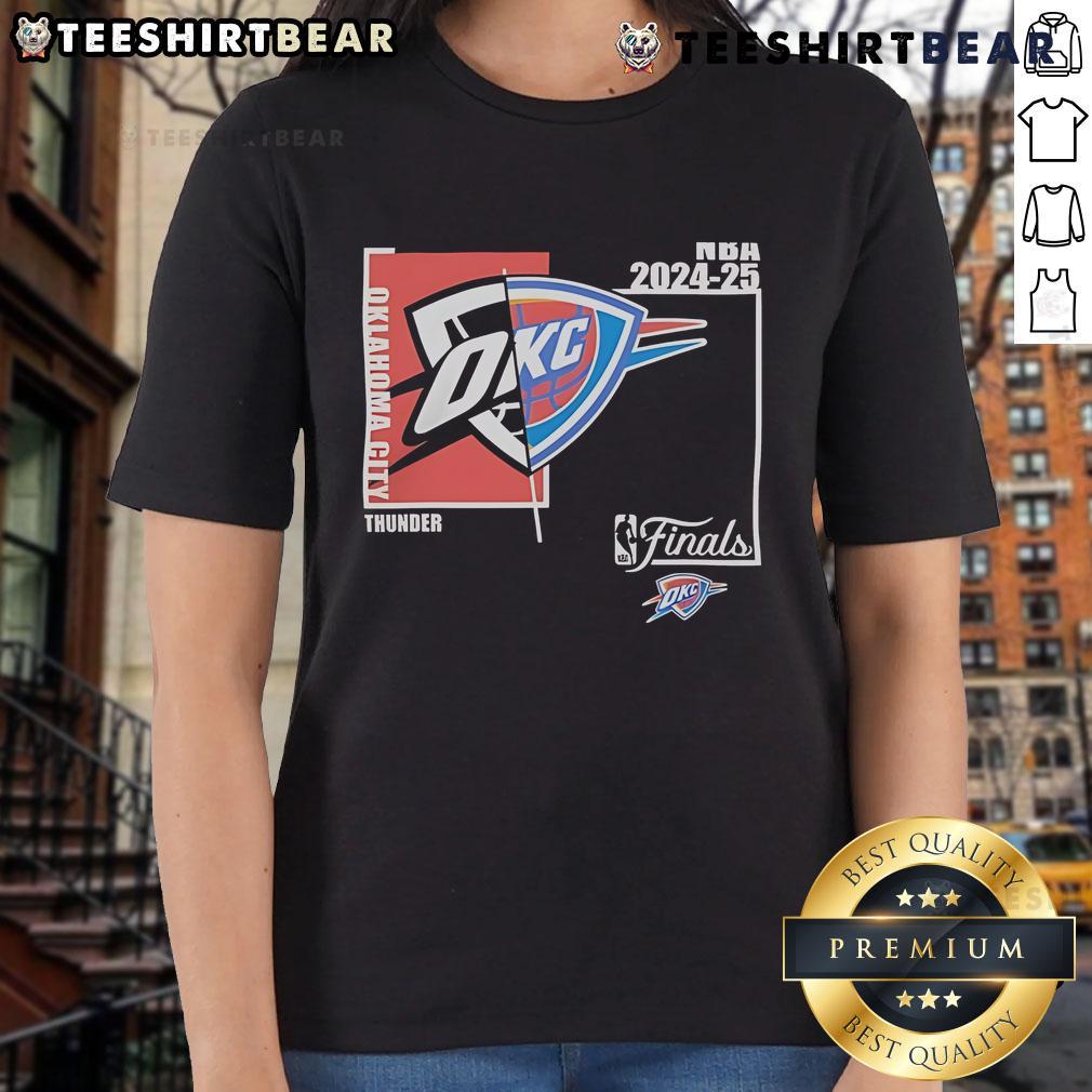Top Oklahoma City Thunder Nba Finals 2024 2025 Ladies Tee Stylish Oklahoma City Thunder NBA Finals 2024-2025 ladies tee featuring team colors and logo, perfect for fans.