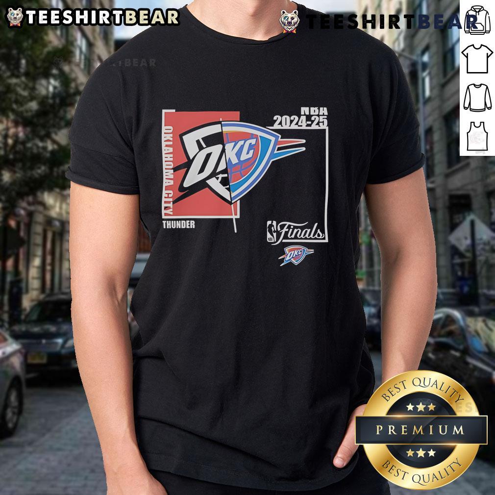 Top Oklahoma City Thunder Nba Finals 2024 2025 T Shirt Top Oklahoma City Thunder NBA Finals 2024-2025 T-Shirt featuring vibrant team colors and logo, perfect for fans.