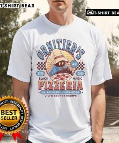 Vintage Top Ornitier Pizzeria T-Shirt featuring classic pizza graphics and retro design, perfect for pizza lovers.