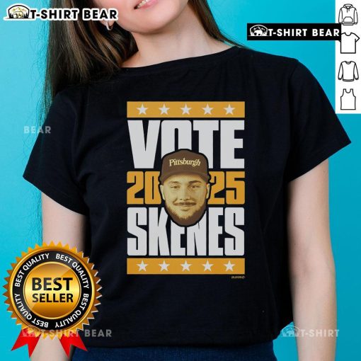 Top Paul Skenes 2025 Vote Ladies Tee featuring a stylish design for fans supporting Paul Skenes' campaign.