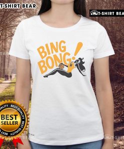 Alt Text: Top Phoenix Suns Bing Bong Girl ladies tee featuring vibrant graphics and comfortable fit for basketball fans.
