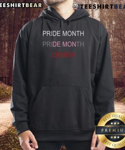 Top Pride Month Demon Hoodie featuring vibrant colors and a bold design, perfect for celebrating LGBTQ+ pride.