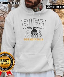 Alt Text: Top Rife Stay Golden hoodie in Des Moines, IA 2025, featuring a stylish design and vibrant colors.