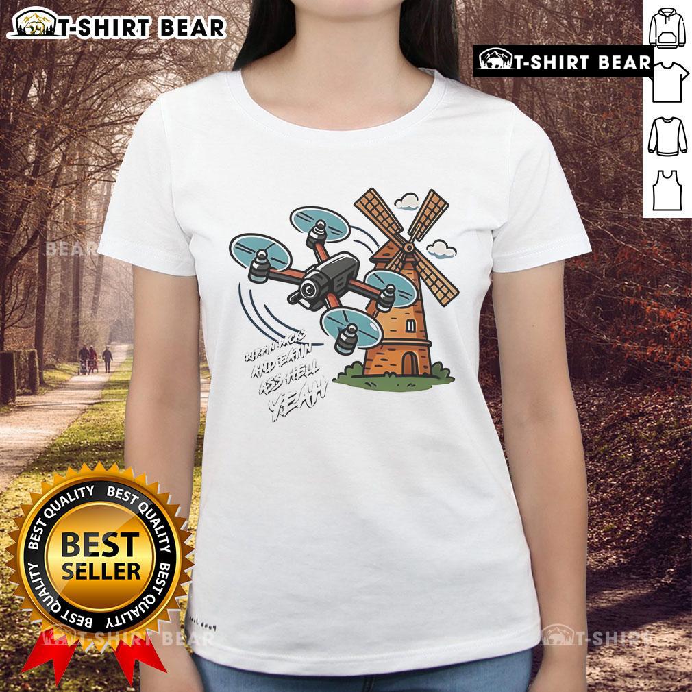 Top Rippin Packs And Eating Ass Hell Yeah Ladies Tee Top-Rippin-Packs-And-Eating-Ass-Hell-Yeah-Ladies-Tee featuring a bold graphic design for confident women.