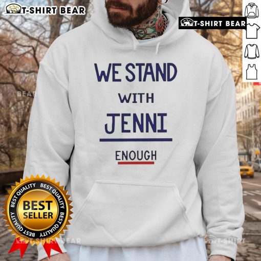 Top San Diego Wave 'I Stand With Jenni' hoodie in vibrant colors, promoting support and unity in the community.