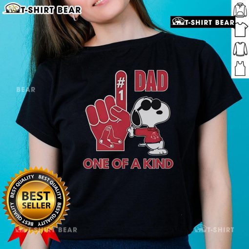 Unique ladies tee featuring Snoopy in Boston Red Sox gear, perfect for fans and collectors. Top Snoopy Boston Red Sox shirt.
