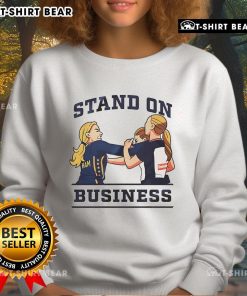 Top Sophie Cunningham Stand On Business Cartoon Sweatshirt featuring vibrant graphic design for stylish casual wear.
