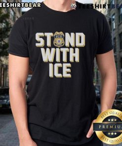 Top Stand With Ice US T-Shirt featuring a bold graphic design in vibrant colors, perfect for casual wear and ice enthusiasts.