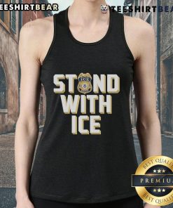 Top Stand With ICE US Tank Top featuring bold graphic design, perfect for showing support and style.