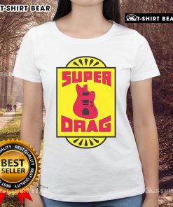 Top Superdrag Show Guitar Ladies Tee featuring vibrant graphics and a stylish design for music lovers and fans.