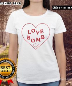 Top The Boondocks Love Bomb Ladies Tee featuring vibrant graphics and stylish design, perfect for fans of the series.