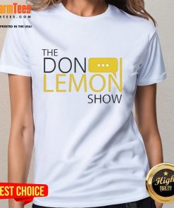 Top The Don Lemon Show Logo Ladies Tee featuring vibrant design and stylish fit for fans of the popular show.