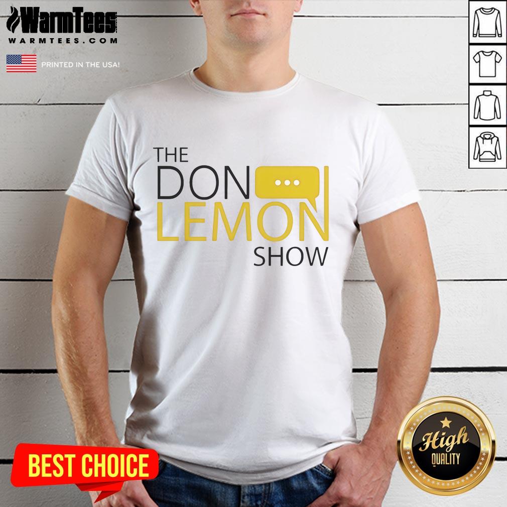 Top The Don Lemon Show Logo T Shirt Alt Text: Stylish 'Top The Don Lemon Show Logo' T-Shirt featuring bold graphics and vibrant colors, perfect for fans.