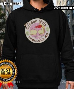 Alt Text: Stylish 'Top The Golden Girls Fabulous 40' logo hoodie featuring vibrant colors and a comfortable fit for fans.