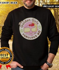 Fabulous 40 logo sweatshirt featuring The Golden Girls design, perfect for fans of the iconic TV show.