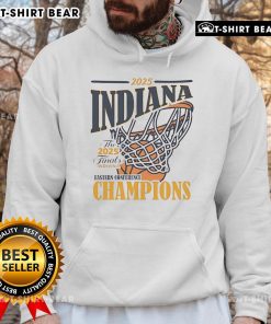 Top Indiana Pacers 2025 Eastern Conference Champs hoodie featuring team colors and logo, perfect for fans.