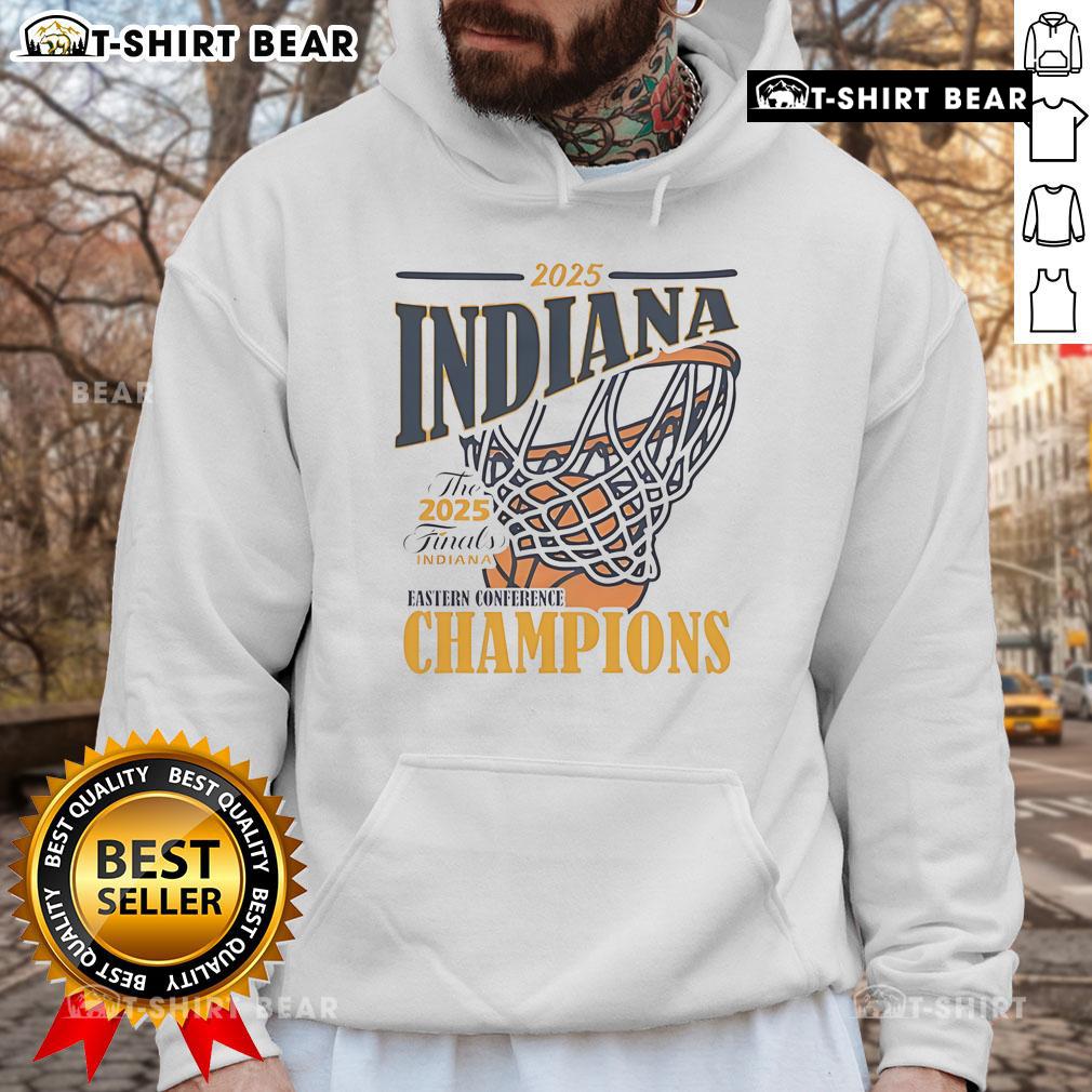 Top The Indiana Pacers 2025 Eastern Conference Champs Hoodie Top Indiana Pacers 2025 Eastern Conference Champs hoodie featuring team colors and logo, perfect for fans.