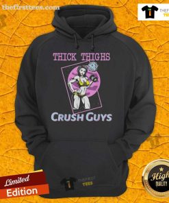 Girl in a gym hoodie showcasing top thick thighs, radiating confidence and strength while crushing fitness goals.