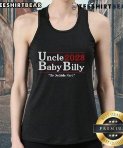 Top Uncle Baby Billy 28 Go Outside Nerd Tank Top featuring a playful design perfect for casual summer outings.