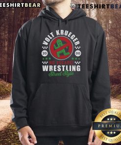 Top Volt Krueger No Escape Wrestling Street Style 2000 Hoodie in black with bold graphic print and stylish design.