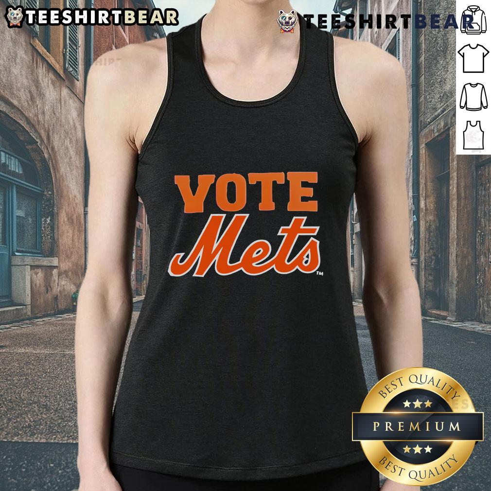 Top Vote Mets 2025 Tank Top Stylish Top Vote Mets 2025 tank top featuring bold graphics, perfect for fans to show support at games and events.