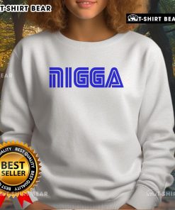 Alt Text: Stylish Top W Sydeon featuring Sega Nigga Sweatshirt design, perfect for casual streetwear enthusiasts.