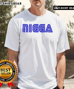 Top W Sydeon wearing a Sega Nigga T-Shirt, showcasing a trendy streetwear style and vibrant graphic design.