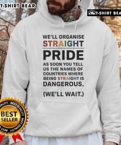 Top Well Organised Straight Pride Hoodie featuring vibrant colors and bold graphics for pride celebrations and events.