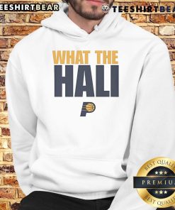 Alt Text: Stylish 'Top What The Hali Indiana Pacers Hoodie' showcasing team colors and logo, perfect for fans and casual wear.