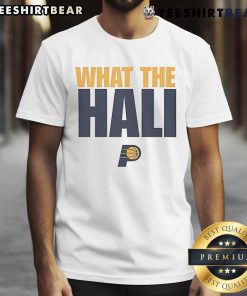 Top What The Hali Indiana Pacers T-Shirt featuring vibrant graphics and team colors, perfect for fans and casual wear.