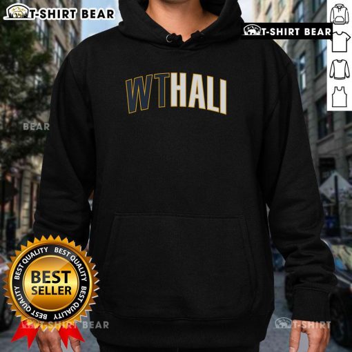 Top WTH Indiana Hoodie in navy blue, featuring a stylish graphic design perfect for casual wear and Indiana pride.