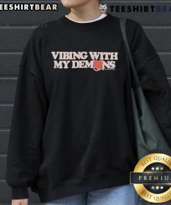 Top XPLR Vibing With My Demons Sweatshirt featuring a stylish design perfect for casual wear and expressing individuality.