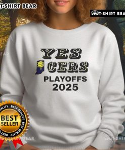 2025 Indiana Pacers sweatshirt for Top Yes Cers playoffs, featuring team colors and logo for ultimate fan style.