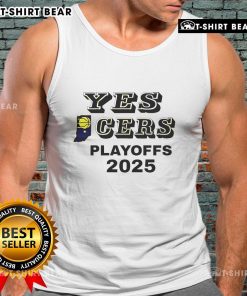 Indiana Pacers Tank Top for Top Yes Cers Playoffs 2025 featuring team colors and logo, perfect for fans and game day.