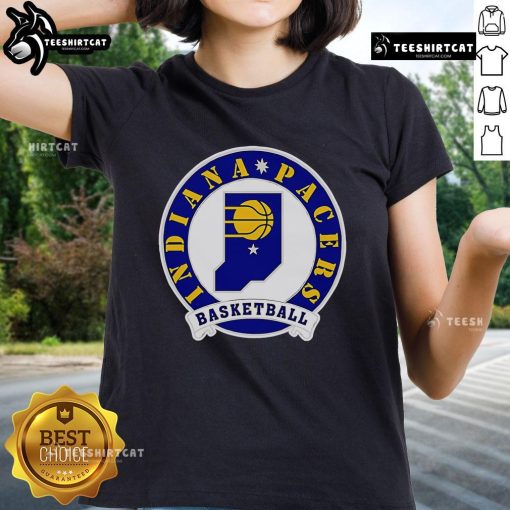 Premium Indiana Pacers Basketball Style 2025 ladies tee featuring vibrant team colors and stylish design for fans.