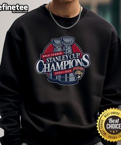 Official Florida Panthers Youth 2024-2025 Back To Back Stanley Cup Champions Sweatshirt for young fans.