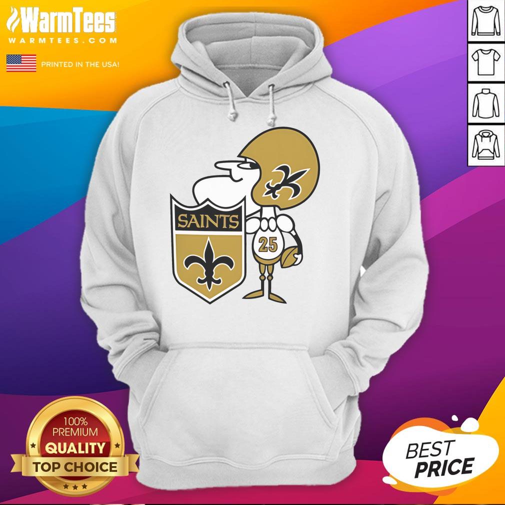Awesome 1967 Vintage New Orleans Saints Hoodie Alt Text: Vintage 1967 New Orleans Saints hoodie featuring classic logo and retro design, perfect for sports fans and collectors.