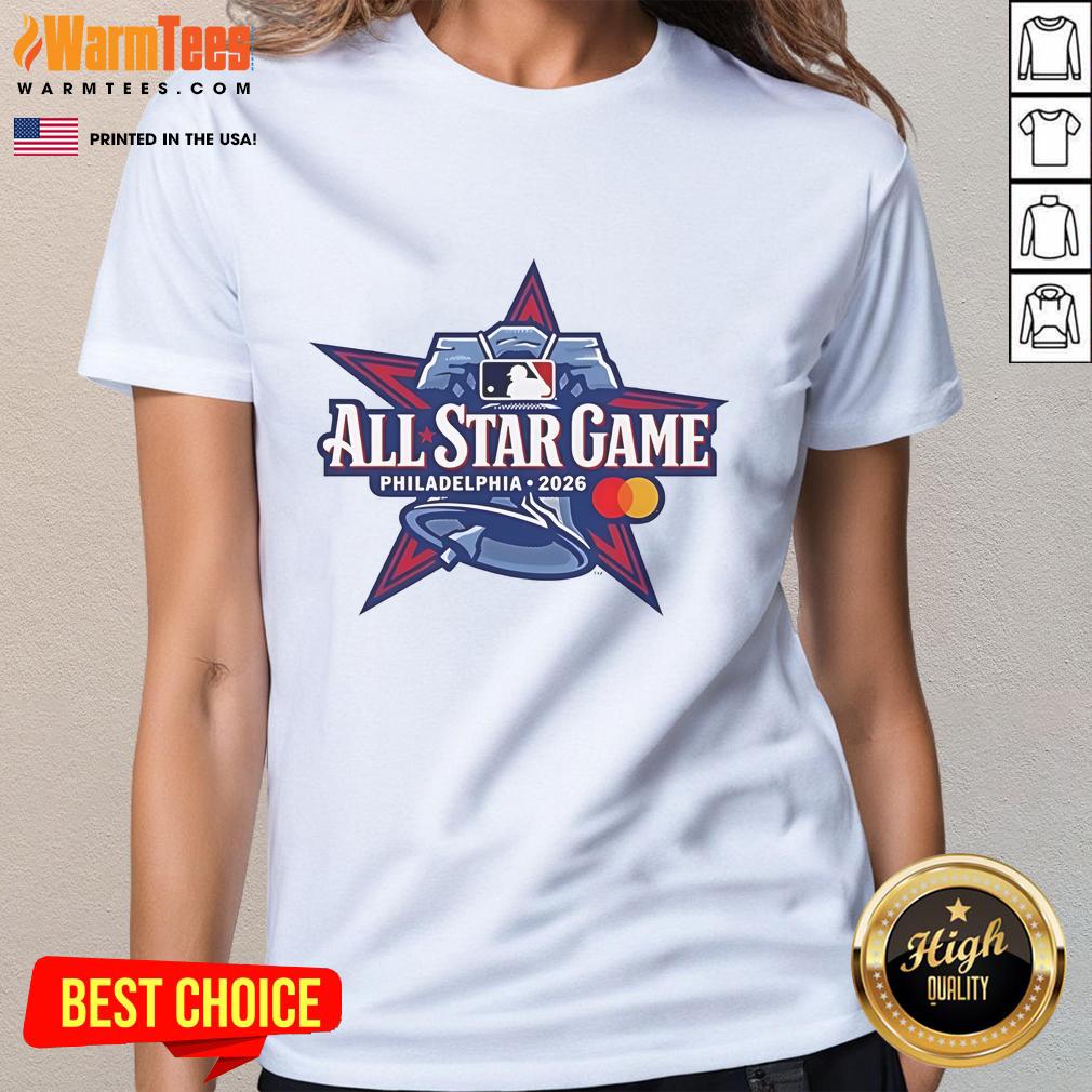 Awesome All Star Game Philadelphia 2026 Logo Ladies Tee Awesome All-Star Game Philadelphia 2026 logo on a stylish ladies tee, perfect for fans celebrating the event.