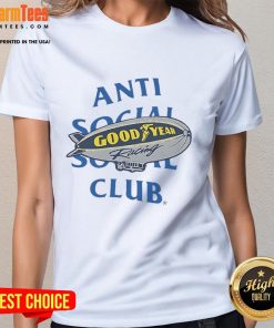 Awesome ASSC X Goodyear high-performance ladies tee featuring a stylish design and comfortable fit for active wear.